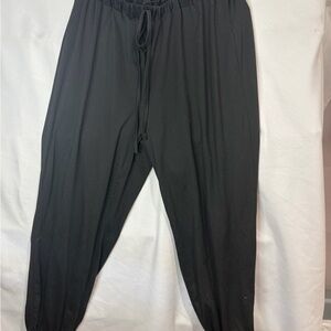 Women's Black Drawstring Joggers Emery Rose size 1XL